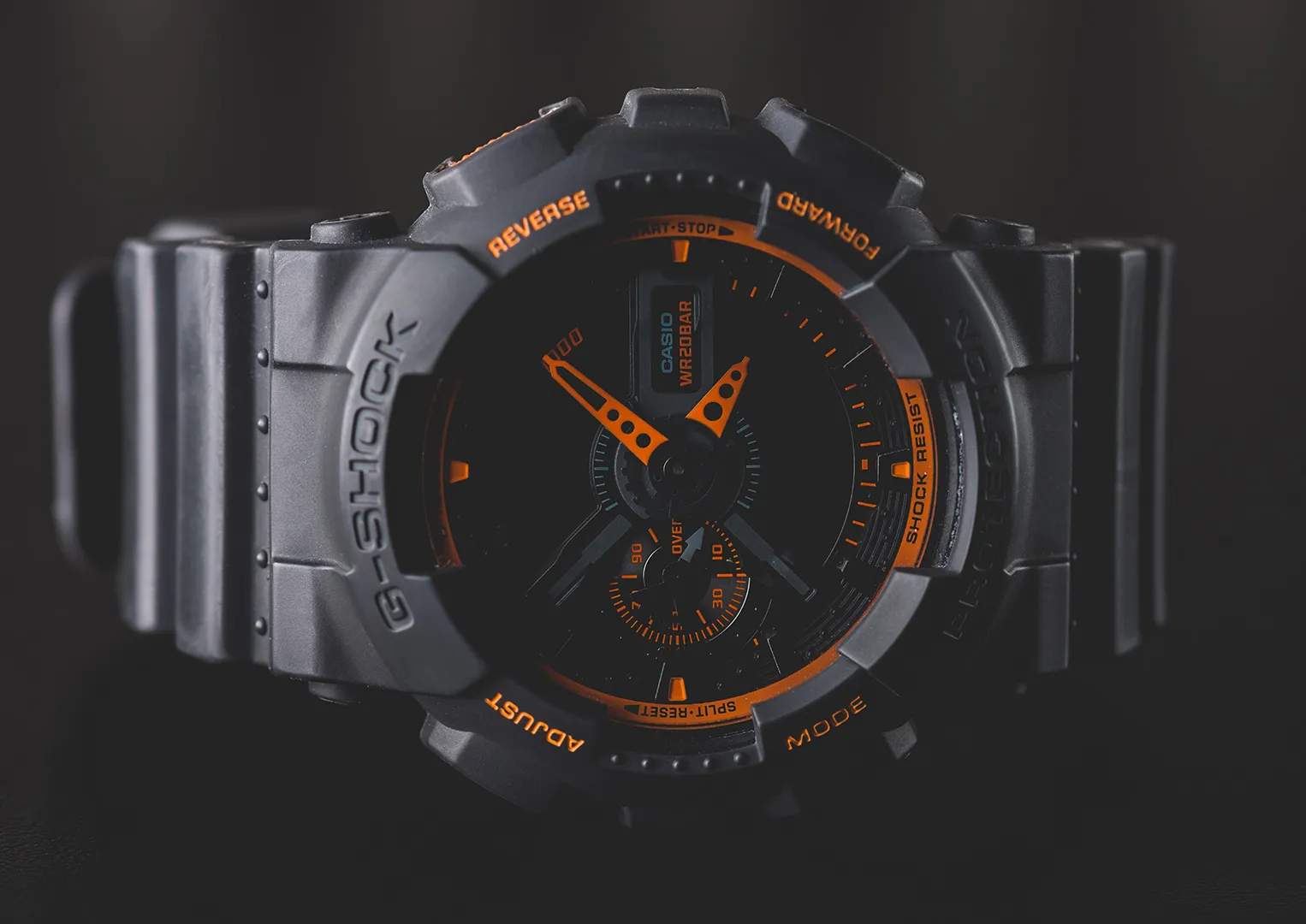 A model from Casio's rugged G-Shock range.